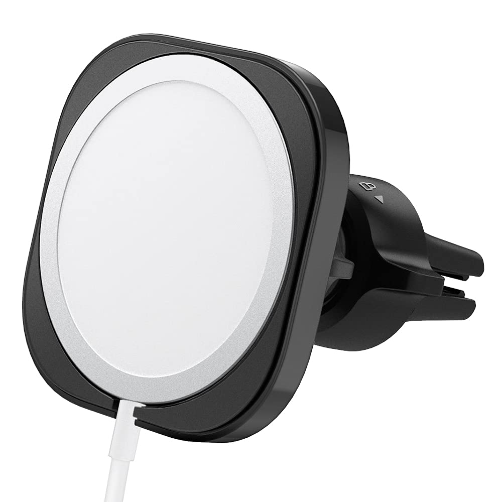 Spigen MagFit Air Vent Car Mount for Apple MagSafe Charger - Black - image 1