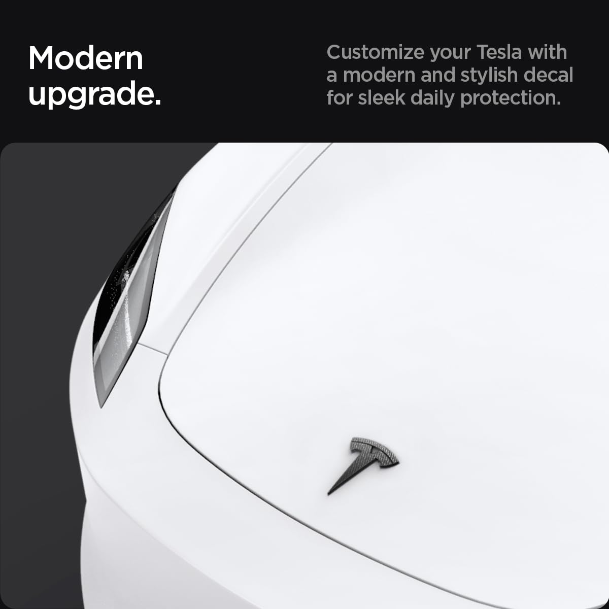 Spigen Tesla Model 3 Highland Front Emblem Cover - Carbon - image 11