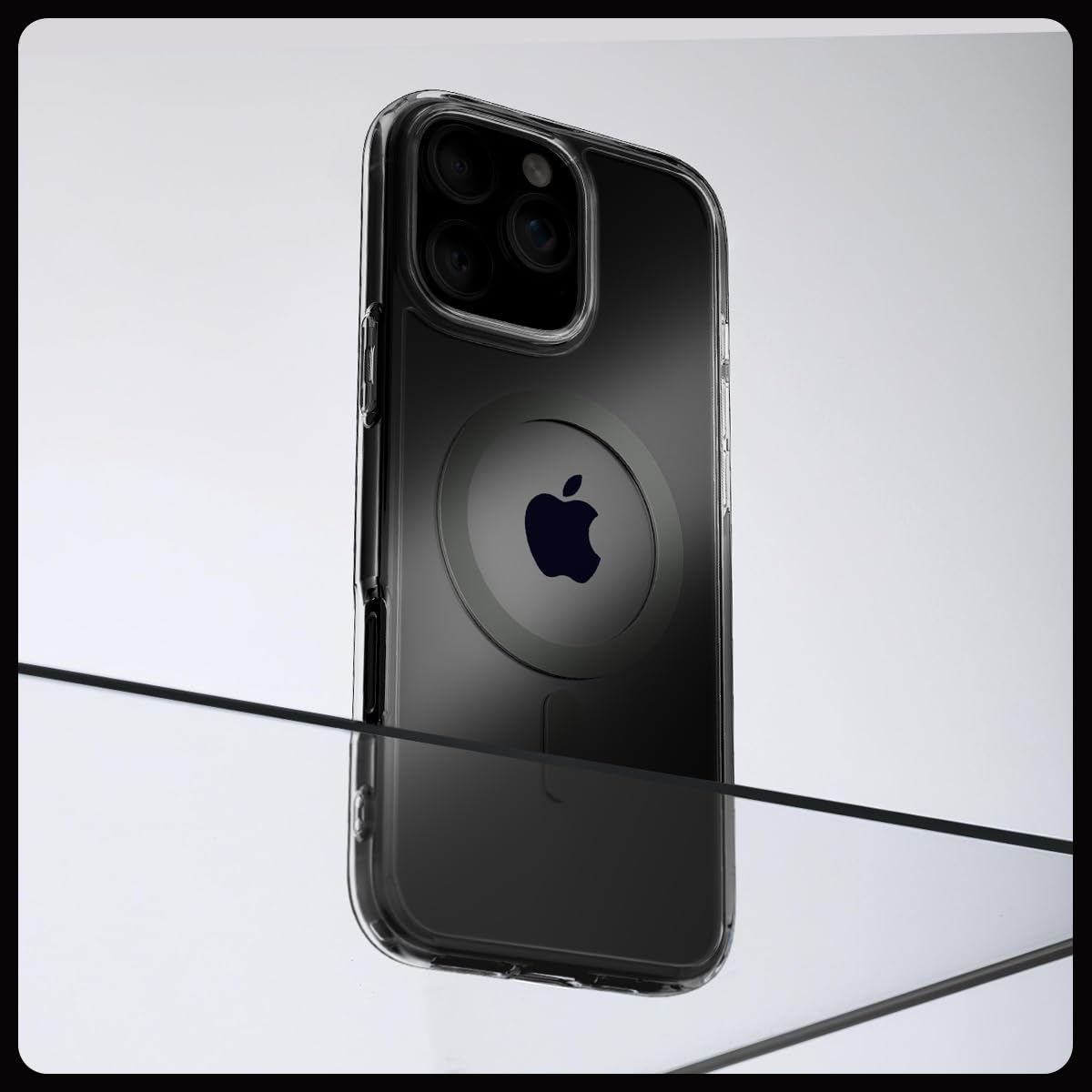Spigen iPhone 16 Pro Case – Ultra Hybrid (MagFit) – Graphite – detail image 1