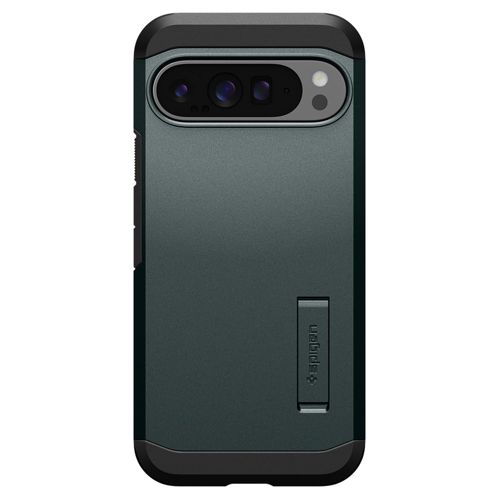 Spigen Tough Armor Google Pixel 9 Pro XL Kickstand Phone Case - Abyss Green - image 4