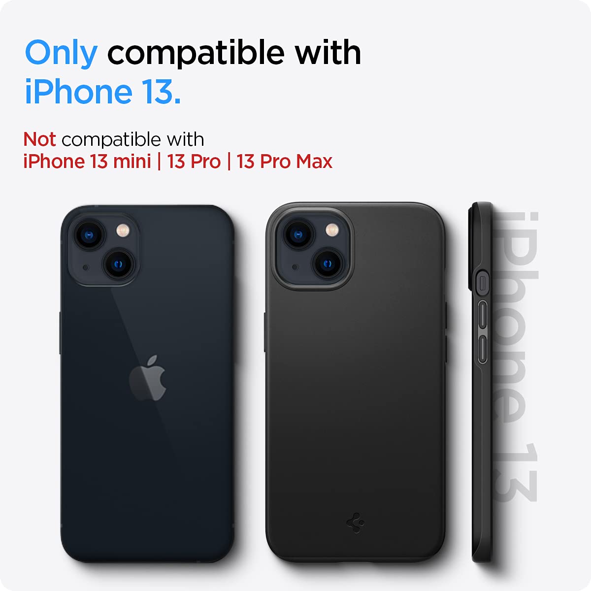 Spigen iPhone 13 Case Thin Fit - Black - image 2