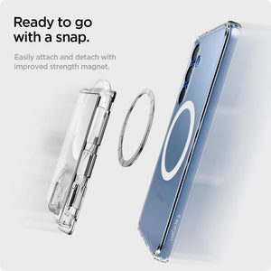 Spigen Ultra Hybrid MagFit 3-Card Wallet - Crystal Clear - image 5