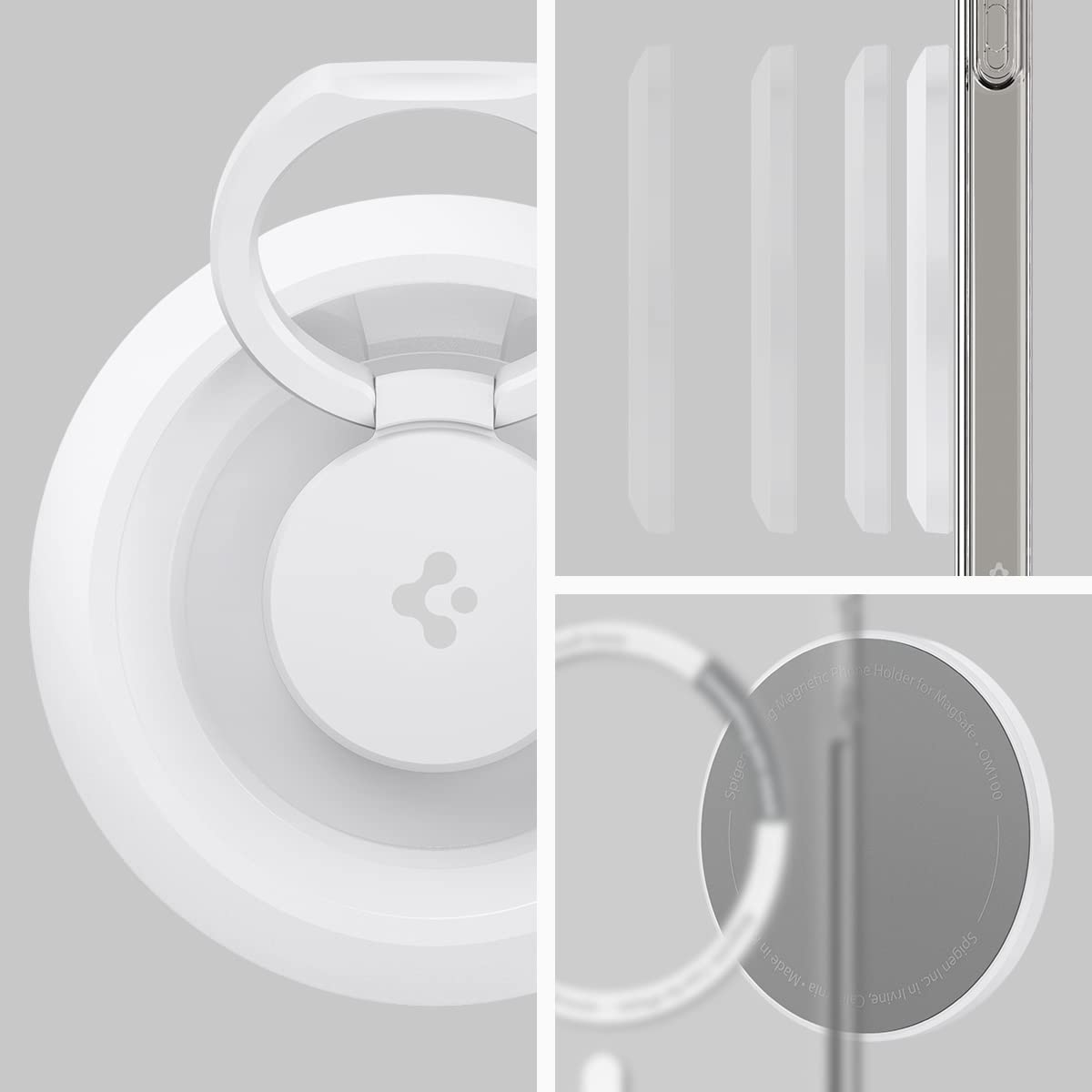 Spigen O-Mag MagFit Phone Grip - White - image 3
