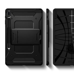 Spigen Galaxy Tab S8 Plus / S7 Plus Case - Tough Armor Pro - Black - image 7