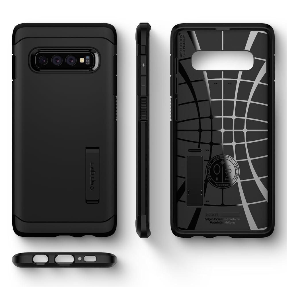 Spigen Galaxy S10 Plus Case - Tough Armor - Black - image 6