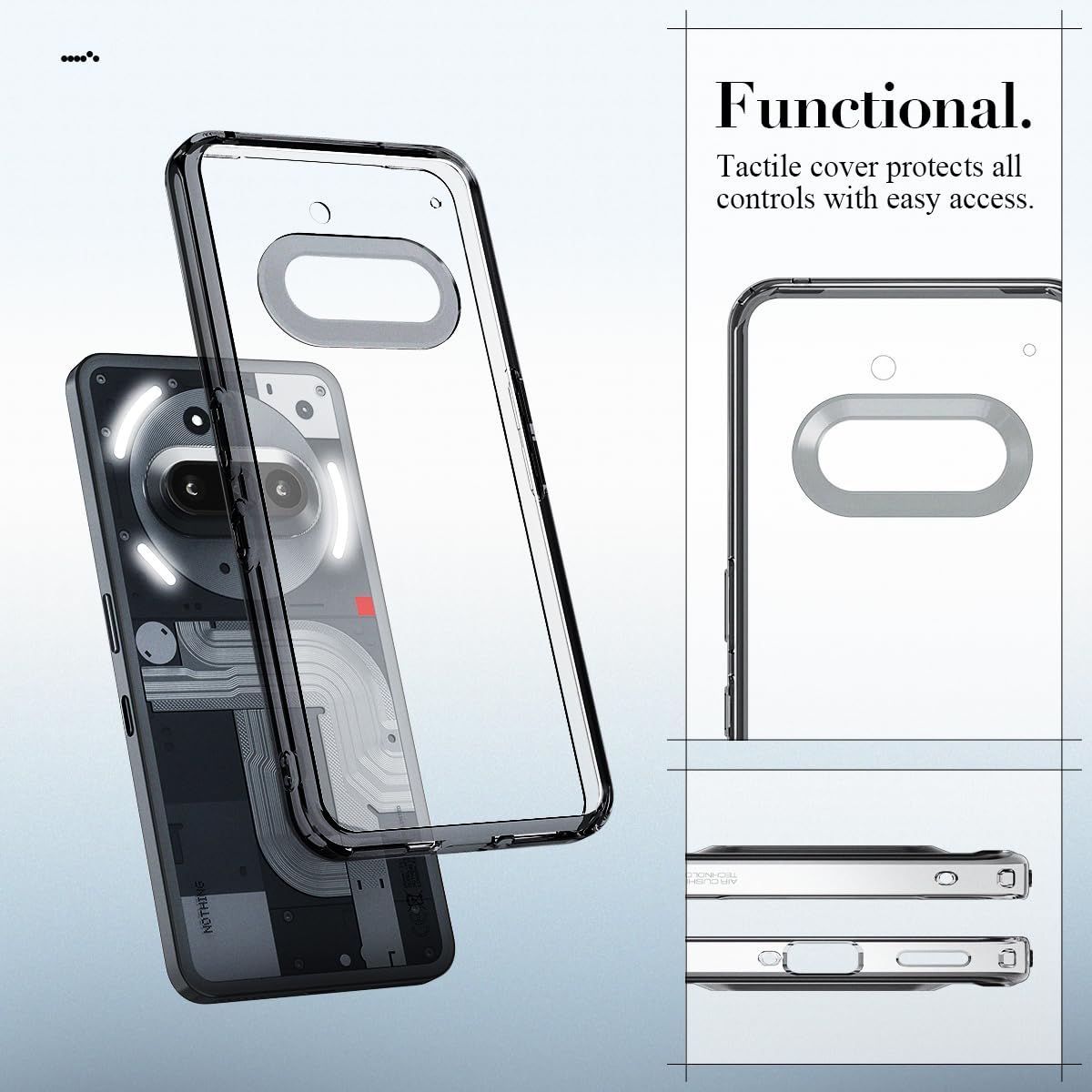 Spigen Nothing Phone 3a Case - Ultra Hybrid - Space Crystal - image 6
