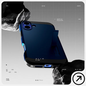 Spigen iPhone 16 Case Tough Armor MagFit - Navy Blue - image 3
