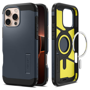 Spigen iPhone 16 Pro Case Tough Armor MagFit - Metal Slate - image 1