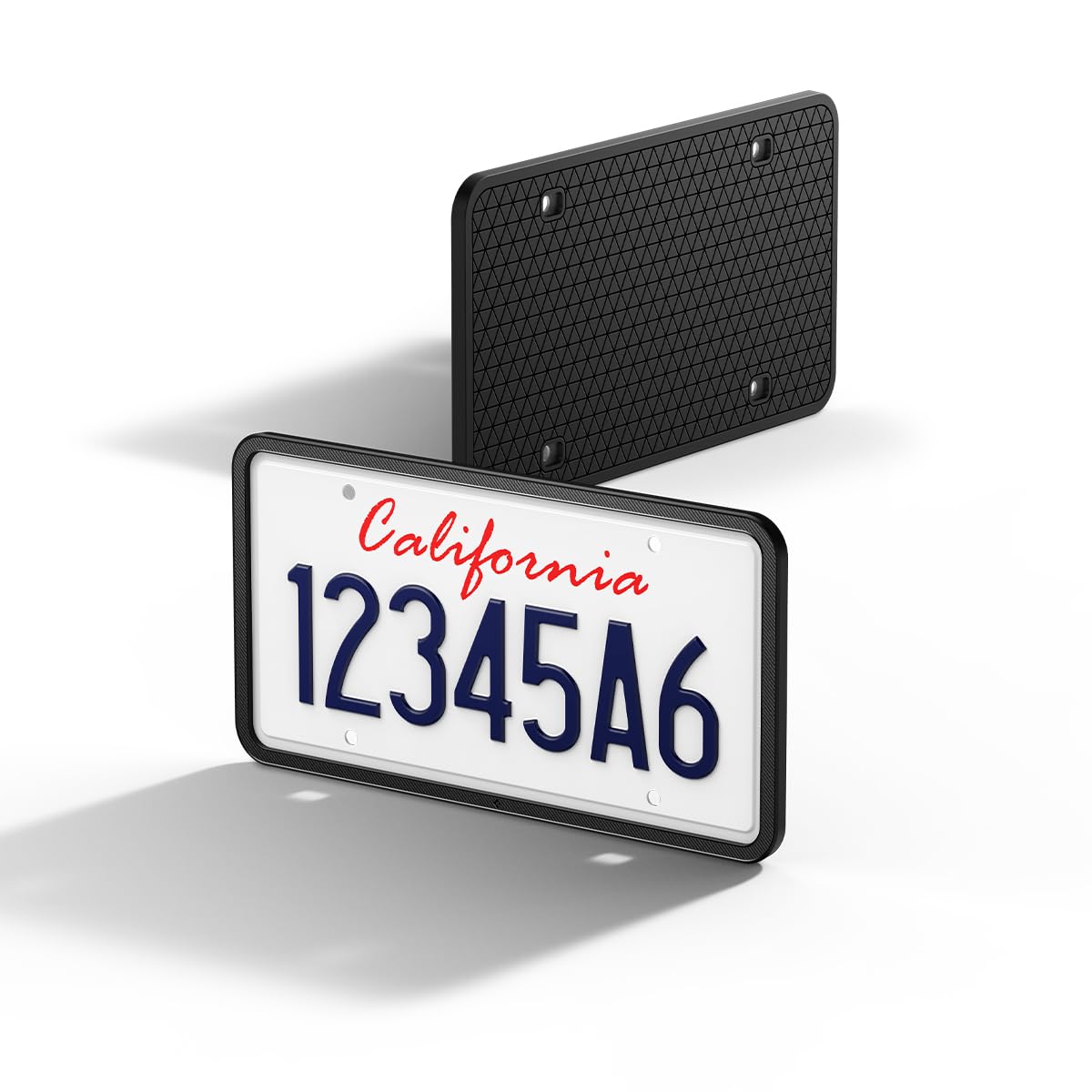 Spigen Universal US License Plate Frame with Installation Kit - Black - image 1