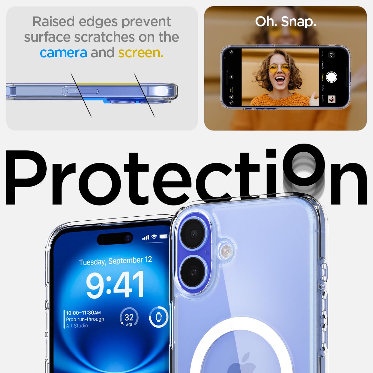 Spigen iPhone 16 Plus Case – Ultra Hybrid (MagFit) – detail image 6