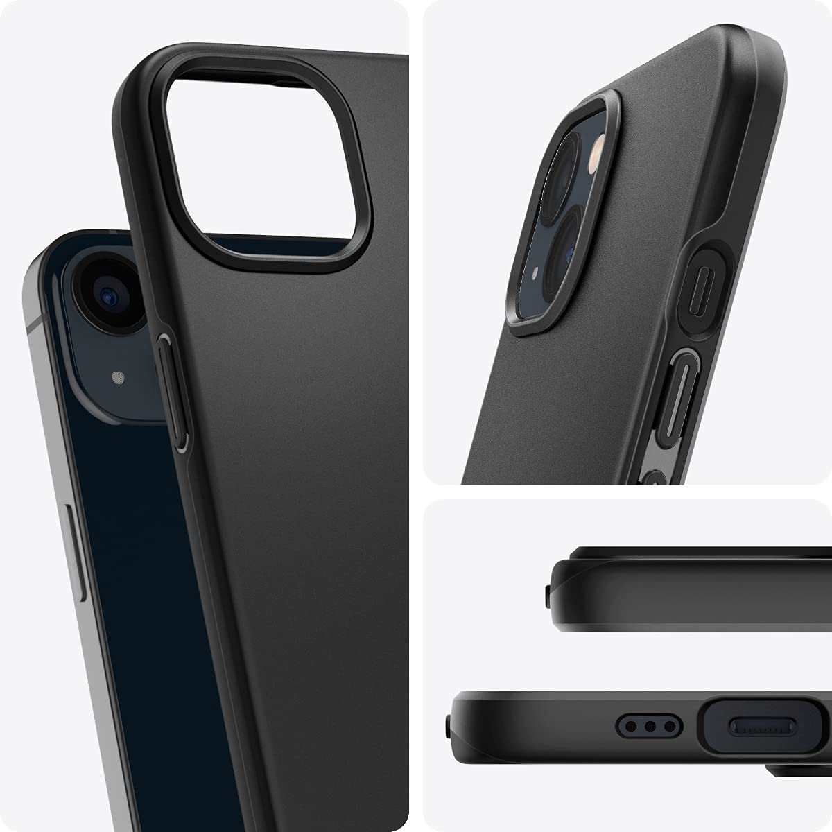 Spigen iPhone 13 Case Thin Fit - Black - image 7