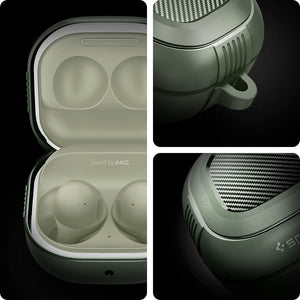 Spigen Galaxy Buds 2 Pro Case - Rugged Armor - Military Green - image 3