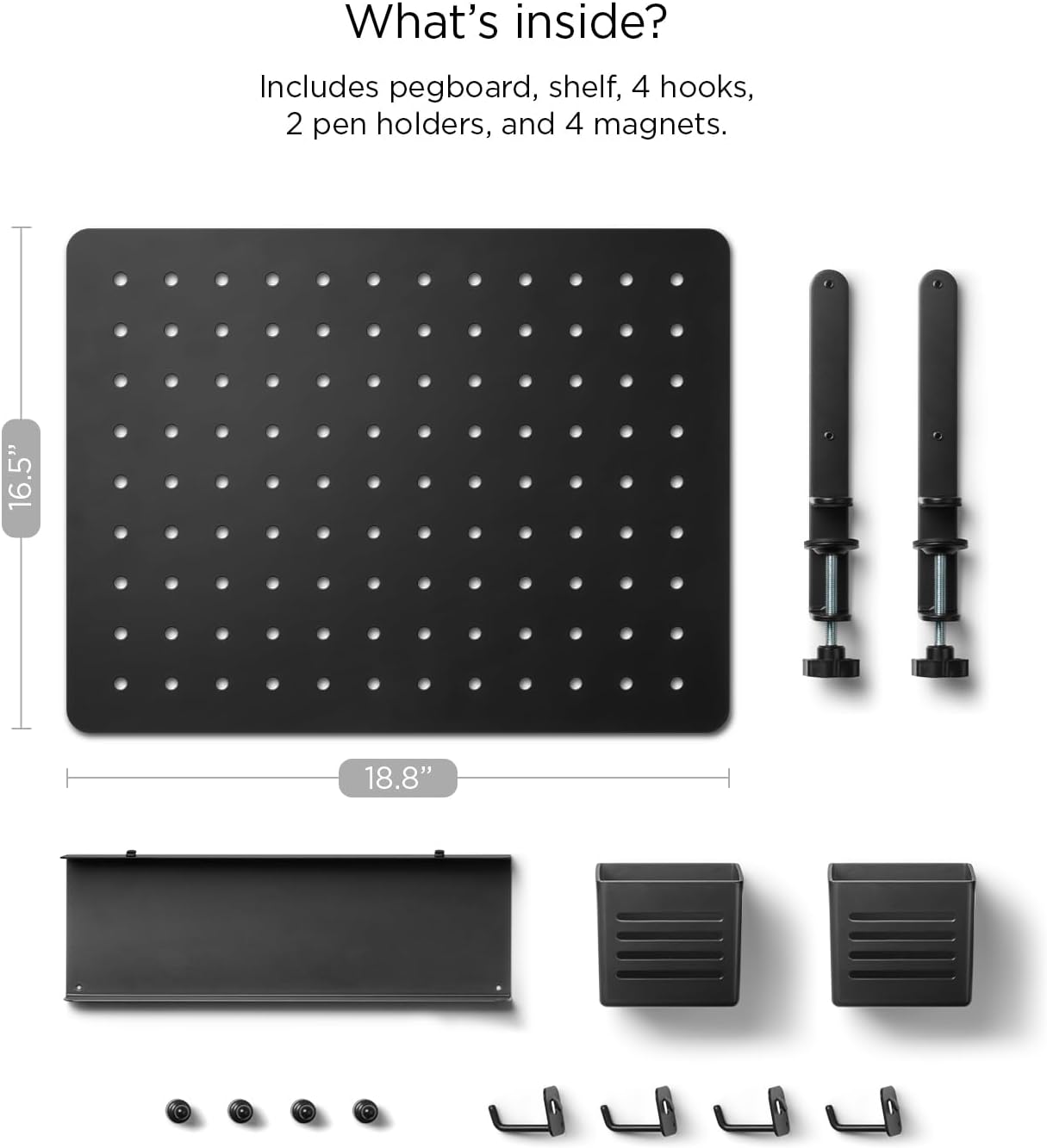 Spigen Clamp-on Desk Pegboard LD405 – Black – image 8 of 8