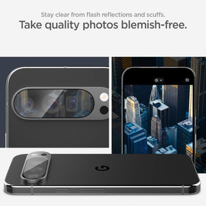 Spigen Glas.tR EZ Fit Optik Google Pixel 9 Pro XL Camera Lens Protector 2 Pack - Crystal Clear - image 4