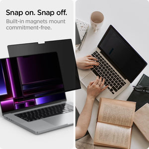 Spigen MacBook Pro 16-inch SafeView privacy screen - Transparency - image 6