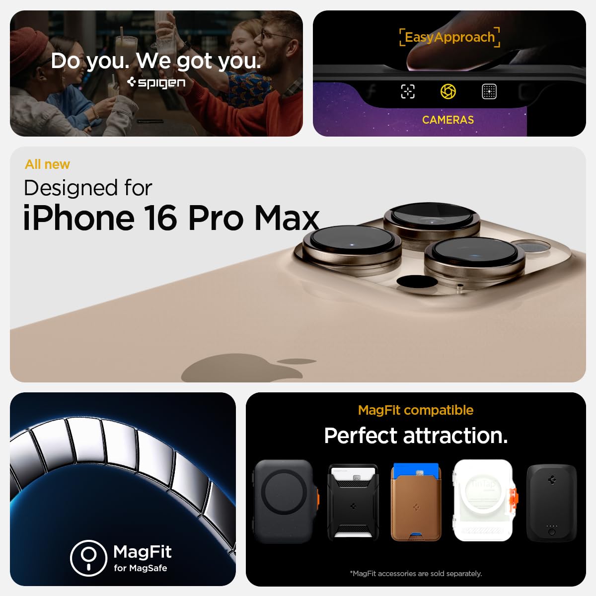 Spigen iPhone 16 Pro Max Case – Tough Armor T (MagFit + Camera Button Control) – detail image 2