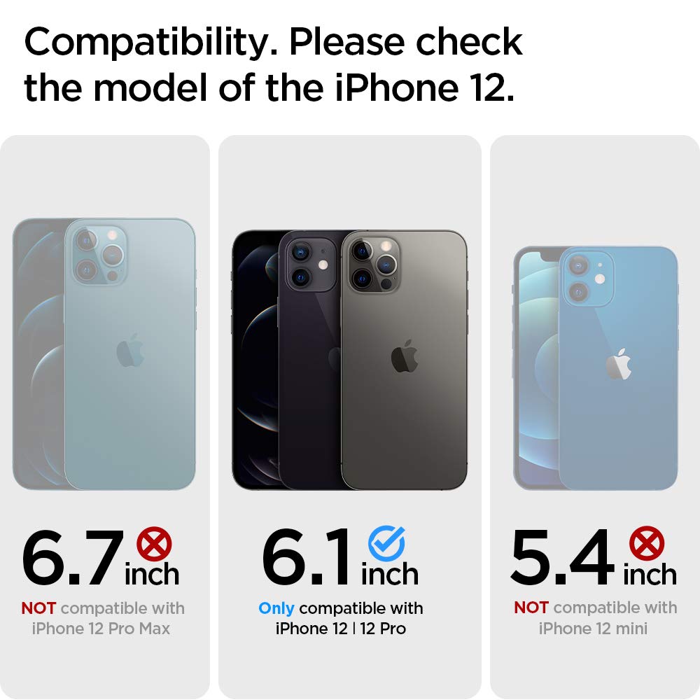 Spigen iPhone 12 / iPhone 12 Pro Case Tough Armor - Black - image 2