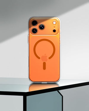 Spigen iPhone 17 Pro Max Case - Ultra Hybrid (MagFit) - Clear Orange