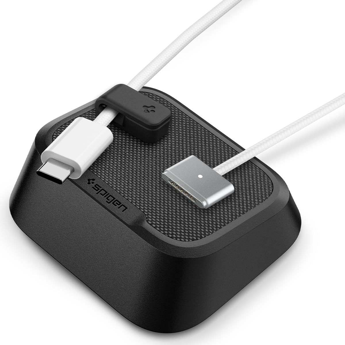 Spigen Magnetic Desktop Cable Holder - Black - image 1