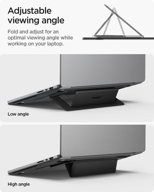 Spigen Slimfold LD201-S1 Laptop Stand for 11–16-Inch Laptops - Black - image 5