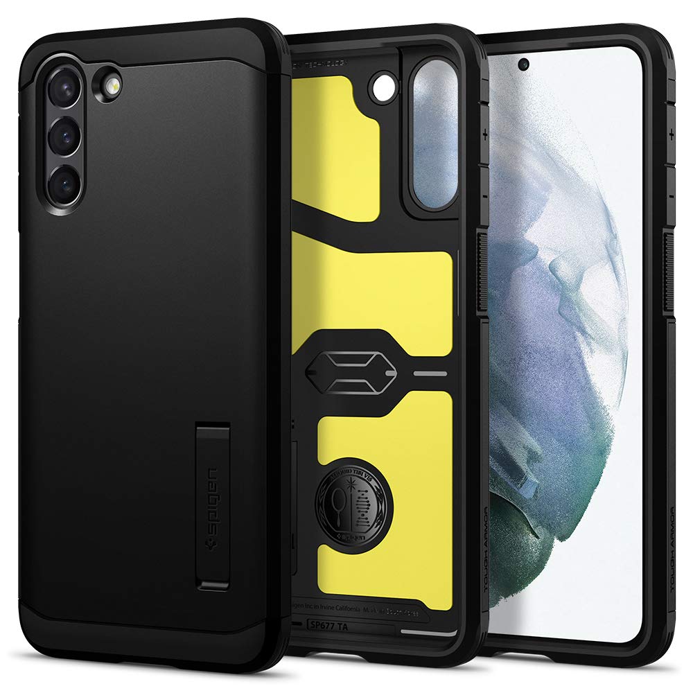 Spigen Galaxy S21 Case - Tough Armor - Black - image 1