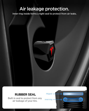 Spigen Magnetic Car Tire Valve Caps – VS100 4-Pack - Red - image 4