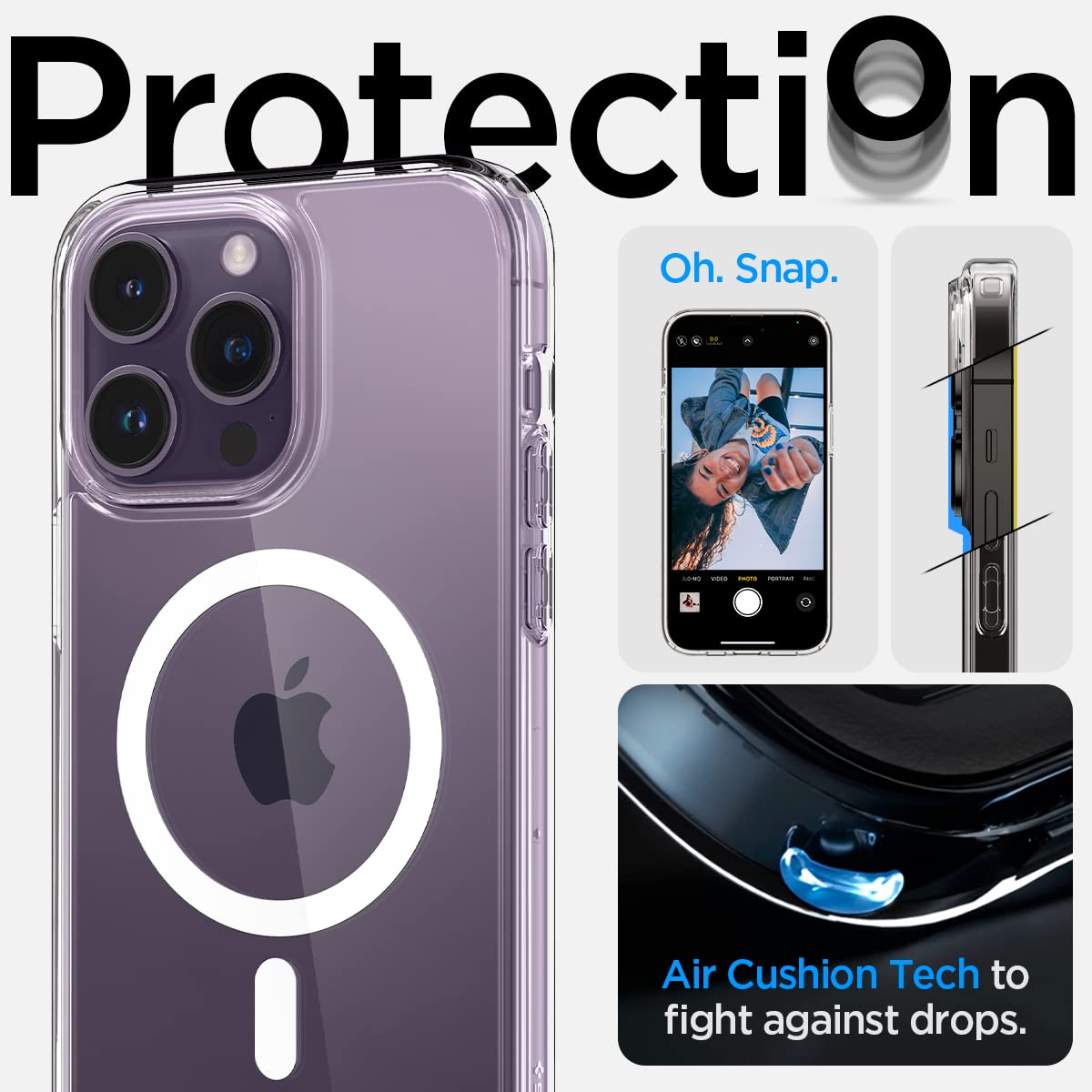 Spigen iPhone 14 Pro Case Ultra Hybrid MagFit - iPhone 14 Pro - White - image 4