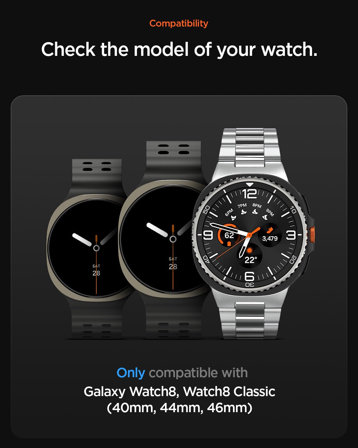 Spigen Galaxy Watch 9 Band - Athlex Air - Active Black Athlex Air - image 2