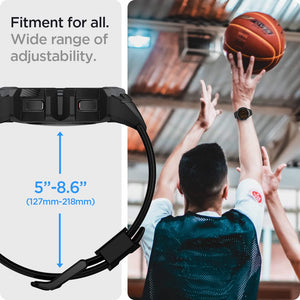 Spigen Galaxy Watch FE / 5 / 4 40mm Case + Band - Rugged Armor Pro - Charcoal Gray – image 4