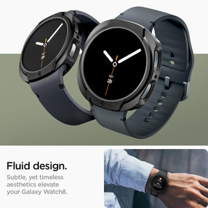 Spigen Galaxy Watch 9 44mm Case - Liquid Air - Matte Black - image 4