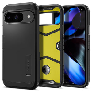 Spigen Tough Armor Google Pixel 9 Pro / Pixel 9 Kickstand Case - Black - image 1