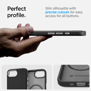 Spigen iPhone 17e / 16e Case Enzo Aramid MagFit - Matte Black - image 7