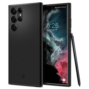 Spigen Galaxy S22 Ultra Case - Thin Fit - Black - image 1