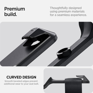 Spigen Tesla rear buckle organizer fitment detail