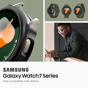 Spigen Galaxy Watch 7 40mm Case - Liquid Air - Matte Black - Matte Black - image 2