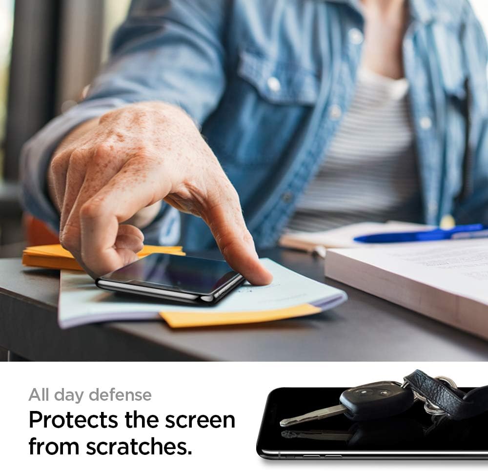 Spigen iPhone 11 / iPhone XR Screen Protector GLAS.tR EZ Fit (2 Pack) view 8