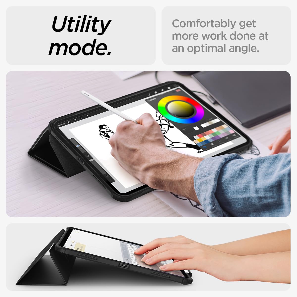 Spigen iPad Air 13-inch Case Ultra Hybrid Pro - image 3