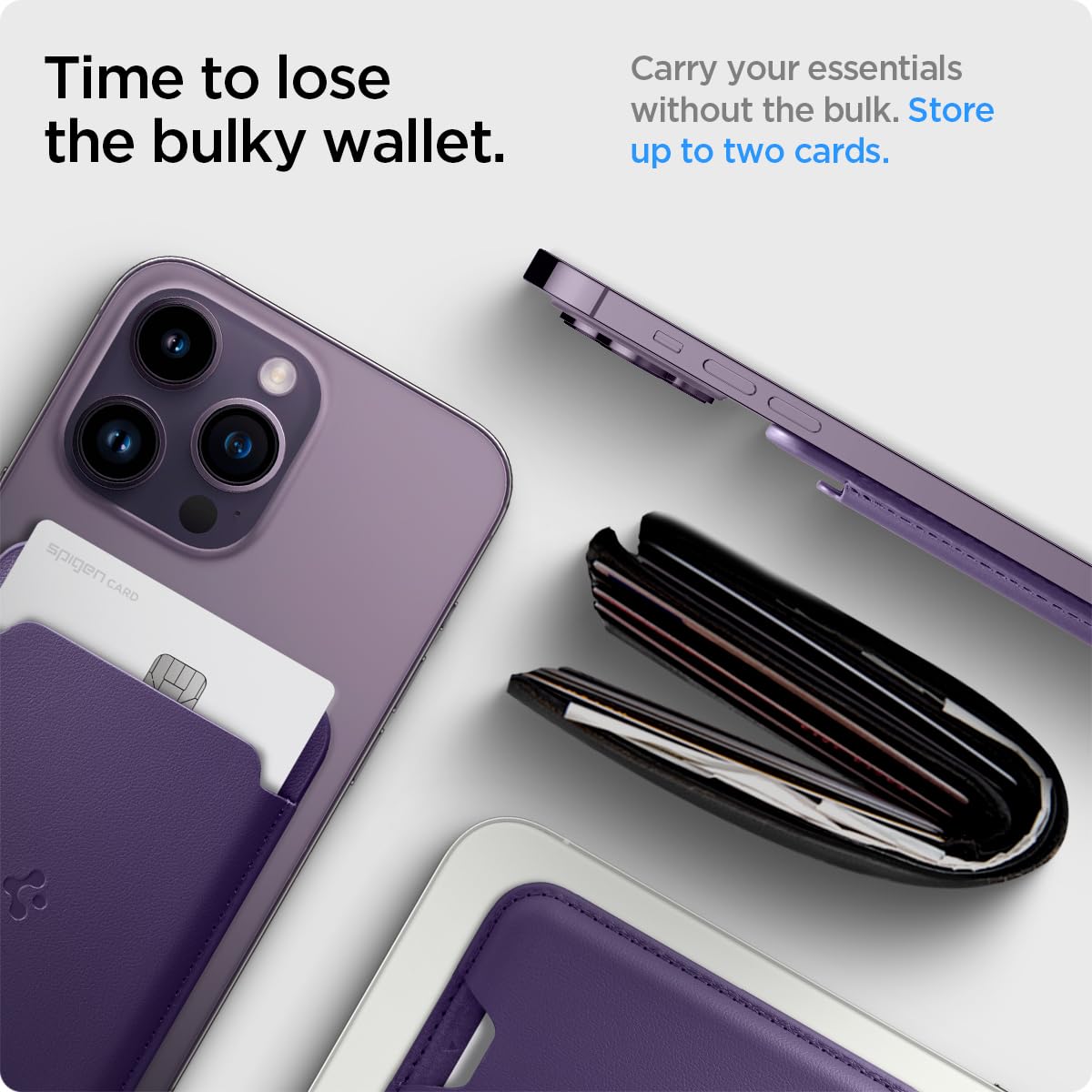 Spigen Valentinus MagSafe Wallet - Purple - image 5