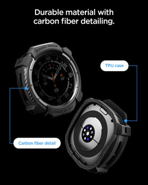 Spigen Galaxy Watch Ultra 2 47mm Case - Rugged Armor - Matte Black - image 4