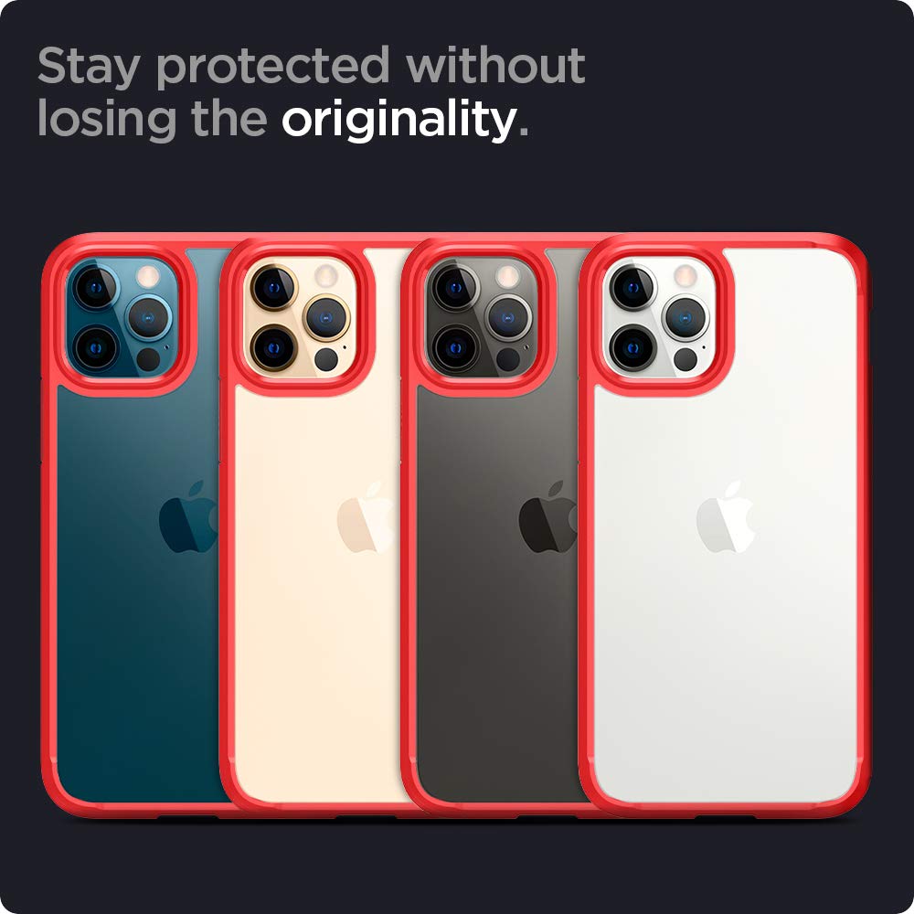 Spigen iPhone 12 Pro Max Case – Ultra Hybrid - Red - image 5