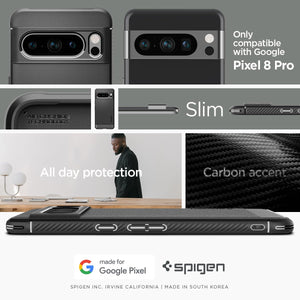 Spigen Rugged Armor Google Pixel 8 Pro Phone Case - Matte Black - image 2