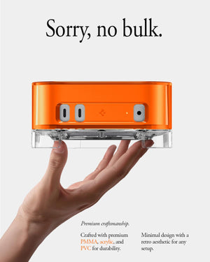 Spigen Classic C1 Filter Case Stand for Mac mini M4 and M4 Pro - Tangerine - image 7