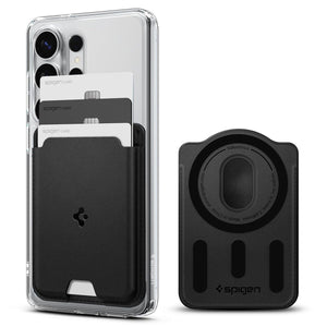 Spigen Valentinus MagFit 3-Card Wallet - Black - image 1