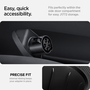 Spigen Tesla Model X 2022+ J1772 Adapter Door Dock - Black - image 3