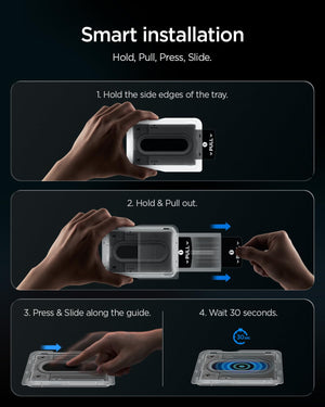 Spigen Galaxy Z Fold 8 Screen Protector GLAS.tR EZ Fit Pro (2 Pack) - Transparent - image 4