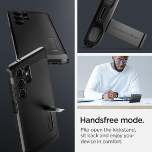 Spigen Galaxy S24 Ultra Case - Tough Armor MagFit - Black - Black - image 5