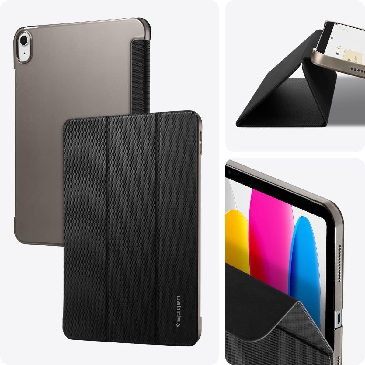 Spigen iPad 11th Generation (A16, 2025) / iPad 10th Generation (2022) Case – Liquid Air Folio