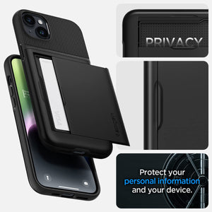 Spigen iPhone 14 Case Slim Armor CS - Black - image 5