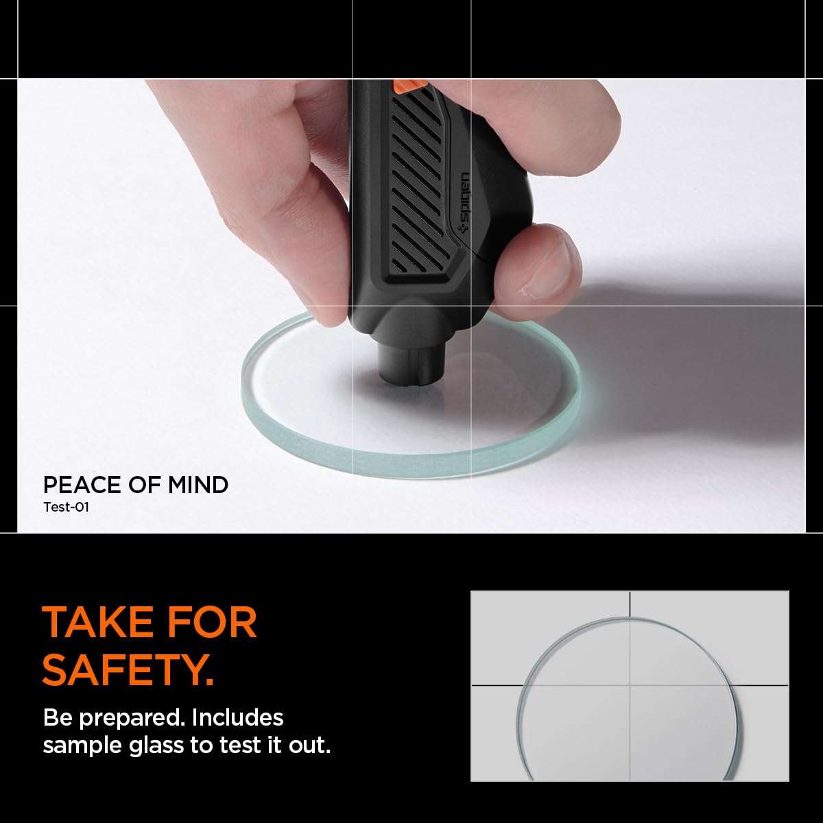 Spigen Life Car Escape Tool with Seatbelt Cutter - Black - image 7