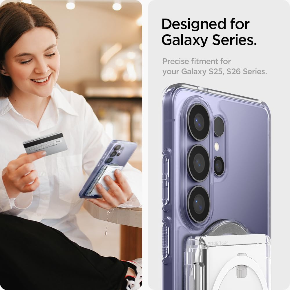 Spigen Ultra Hybrid MagFit+ Wallet - Crystal Clear - image 3